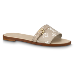 Buy Women's New Louis Vuitton Lock It Flat Mule