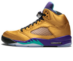 Women's Nike Air Jordan 5 Retro F&F Fresh Prince of Bel-Air Sneakers - Outlet