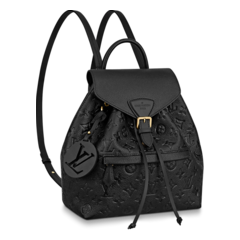 Buy Louis Vuitton Montsouris Backpack Black for Women - Original Outlet