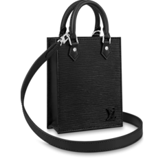 Buy Louis Vuitton Petit Sac Plat Black for Women at Outlet