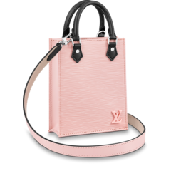 Sale - Women's Pink / Black / Greige Louis Vuitton Petit Sac Plat