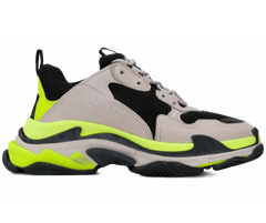 Buy Mens Balenciaga Triple S GREY/YELLOW/FLUO/BLACK for Outlet.