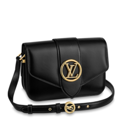 Buy Women's New Louis Vuitton Pont 9 Black at the Outlet