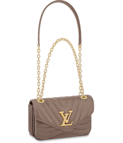 Get the latest designer style with the Louis Vuitton New Wave Chain Bag PM Taupe Fonce Brown, available in original, outlet, and new versions for women.
