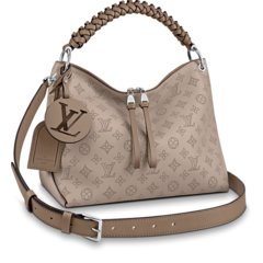 Buy the New Louis Vuitton Beaubourg Hobo MM Galet Gray for Women.