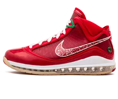 Nike Air Max Lebron 7 XMAS CANDY RED/GREEN Original Men's Shoes