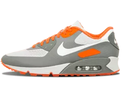 Nike Air Max 90 Hyperfuse ID Staple GREY/ORANGE Men's Sneakers - For Sale.