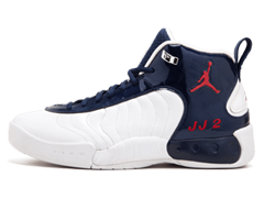 Men's Original Jordan Jumpman Team Pro PE White/Varsity Red-Midnight Navy Sneakers On Sale