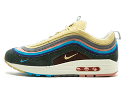 Women's Nike Air Max 1/97 VF SW, Sean Wotherspoon LT BLUE FURY/LEMON WASH, On Sale Now!