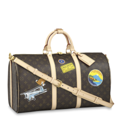 Women's Louis Vuitton Keepall Bandouliere 50 My LV World Tour Outlet Sale