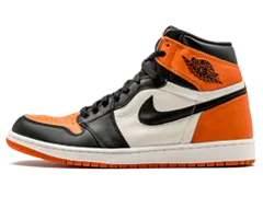 Air Jordan 1 Retro High OG - Shattered Backboard Women's Sneakers in BLACK/STARFISH-SAIL from New