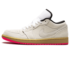 Men's shoes from Outlet: Air Jordan 1 Low Hyper Pink WHITE/WHITE-GUM YELLOW