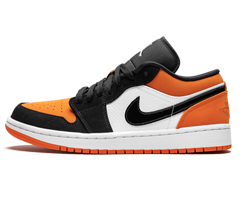 Air Jordan 1 Low Shattered Backboard BLACK/WHITE-STARFISH Buy New - Men's Shoe