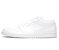 Women's White Metallic Silver Air Jordan 1 Low Original Sale