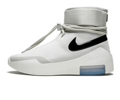 Women's Nike Air Shoot Around Fear of God Sneakers in Light Bone and Black - Sale