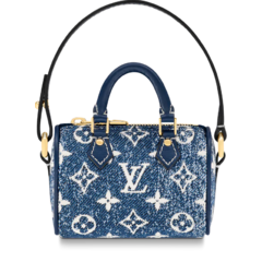 Buy a Louis Vuitton Micro Speedy Denim Bag Charm - the original fashion accessory for women.
