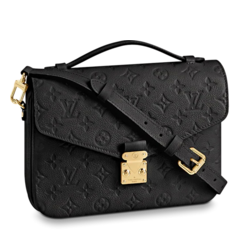 Women's Louis Vuitton Pochette Metis Black - Original