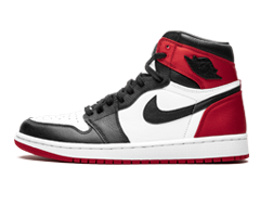 Men's Nike Air Jordan 1 High OG Satin Black Toe Sneakers - New