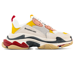 Women's Balenciaga Triple S White/ Ecru/Black - Buy Now