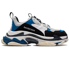 Buy Men's Balenciaga Triple S - Black/Blue at the Outlet