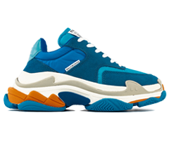 Alt: Buy Balenciaga Wmns Triple S Trainer Blue White Orange