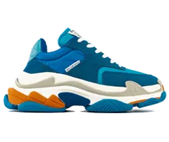 Buy the new Balenciaga Wmns Triple S Trainer Blue White Orange now!