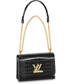Buy the original Louis Vuitton Twist MM Black for women.