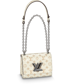 Buy a Louis Vuitton Twist PM Beige original now for a woman.