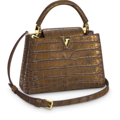 Buy a new Louis Vuitton Capucines Fiery Brown Women's Bag today!