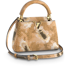 Louis Vuitton Capucines Mini Golden at the Outlet - Women