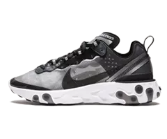 Buy the new original Nike React Element 87 Anthracite Black-White for men.