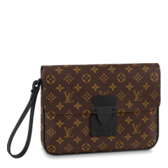 Louis Vuitton S Lock A4 Pouch - Outlet Style for Men