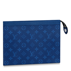 Buy Louis Vuitton Pochette Voyage MM Pacific Blue for Men - Outlet Sale