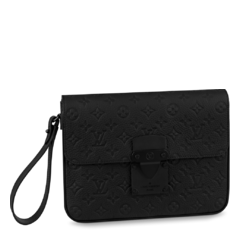 Buy a Louis Vuitton S Lock A4 Pouch for Him - Outlet New