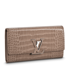 Buy Women's Louis Vuitton Capucines Wallet Taupe Brown