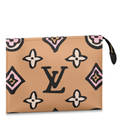 Buy a New Louis Vuitton Toiletry Pouch 26 Arizona Beige made Original for women.