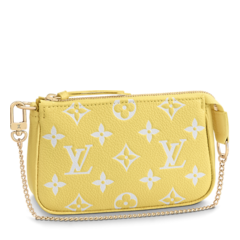 Shop Our New Louis Vuitton Mini Pochette Accessoires Lemon Curd Yellow Outlet For Women