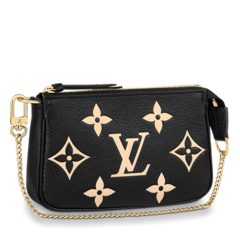 Women's Sale on Louis Vuitton Mini Pochette Accessoires black - New Original.