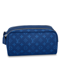 Buy Louis Vuitton Dopp Kit Toilet Pouch Cobalt Blue, the perfect accessory for the modern man.