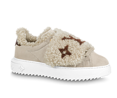Buy the new Louis Vuitton Time Out Sneaker Natural for Women