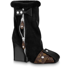 Get the New Louis Vuitton Patti Wedge Half Boot for Women at the Outlet