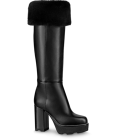 Women's Lv Beaubourg Platform High Boot from the Outlet - Get this Original and New Style Now