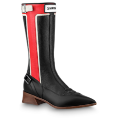 Outlet Louis Vuitton Flags Women's High Boot in Red