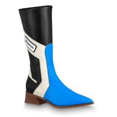 Buy Louis Vuitton's Original Flags High Boot Blue For Women