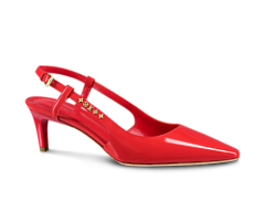 Buy Women's Red Louis Vuitton Signature Slingback Pumps - New!