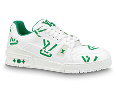 Check out the New LV Trainer Sneaker - Perfect for any Modern Man