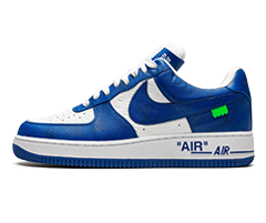 Buy Louis Vuitton AIR FORCE 1 Low Virgil Abloh - White/Blue for Men - Original