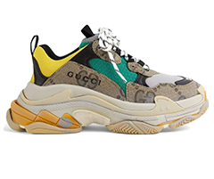 Balenciaga x Gucci Triple S - The Hacker Project Beige Green Yellow - Now On Sale!