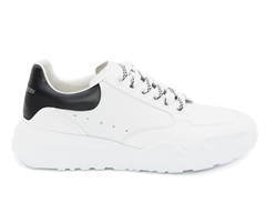 Women's Alexander McQueen Trainer in White & Black - Buy Now at Outlet Price!