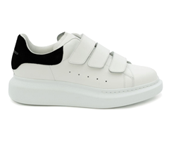 Buy original Alexander McQueen Oversized Triple Strap Sneaker White/Black for men